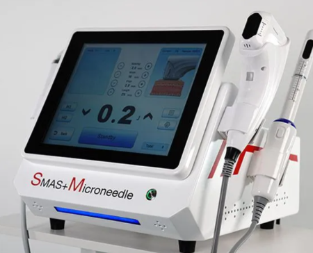 Аппарат смас лифтинга и микроигольчатого РФ лифтинга MBT HIFU SMAS + MICRONEEDLE